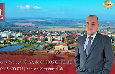 2 szobás lakás az vétel a Holíč