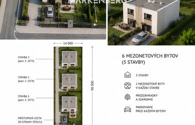 Telek családi háznak az eladás a Bratislava-Vrakuňa